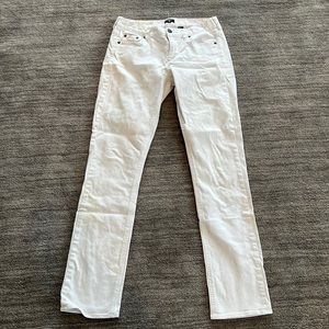 JCrew womens white jeans